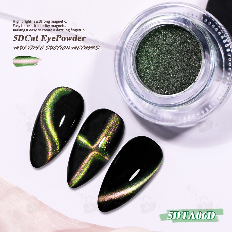BOJUN 5DTA06D | Peacock Chameleon Cat Eye Pigment Powder